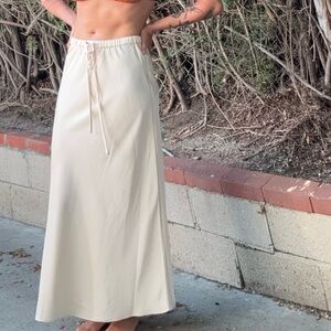 Parker Cream Maxi Skirt